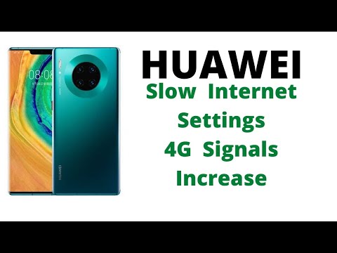 Huawei Mate 30 Internet Settings Slow Internet Solution | Huawei Latest Series Net Settings