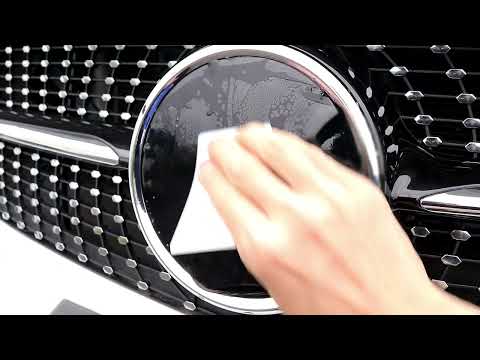 Tint+(ティントプラス) ベンツ W205 エンブレム  スモークフィルム (ブラックスモーク)