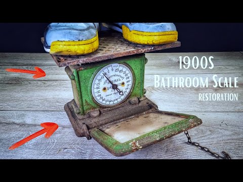 Antique Personal Weighing Scale Restoration