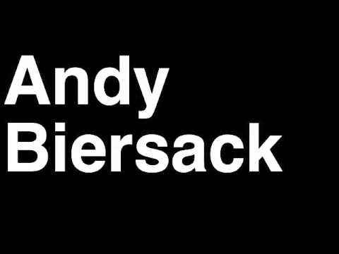 How to Pronounce Andy Biersack