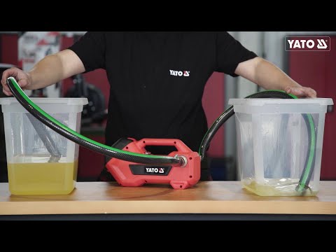 Насос для води та олії YATO 18В, 380 Вт, 1800 л/год, без акумулятора