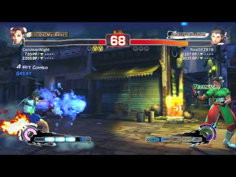 Super Street Fighter IV: AE2012 (PS3) -- Ranked Match - Chun-Li vs Sakura