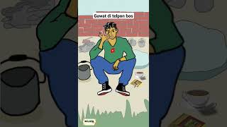 Download lagu lagi santai ngopi di telpon bos. 😅  #animasi mp3