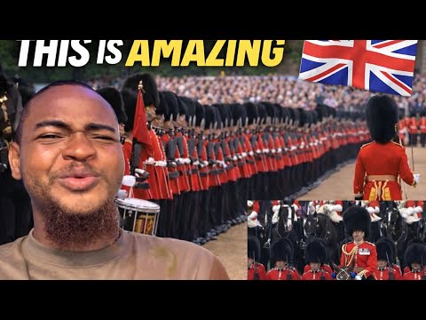 American Reacts to 4 Trooping the Colour - Escort to the Colour