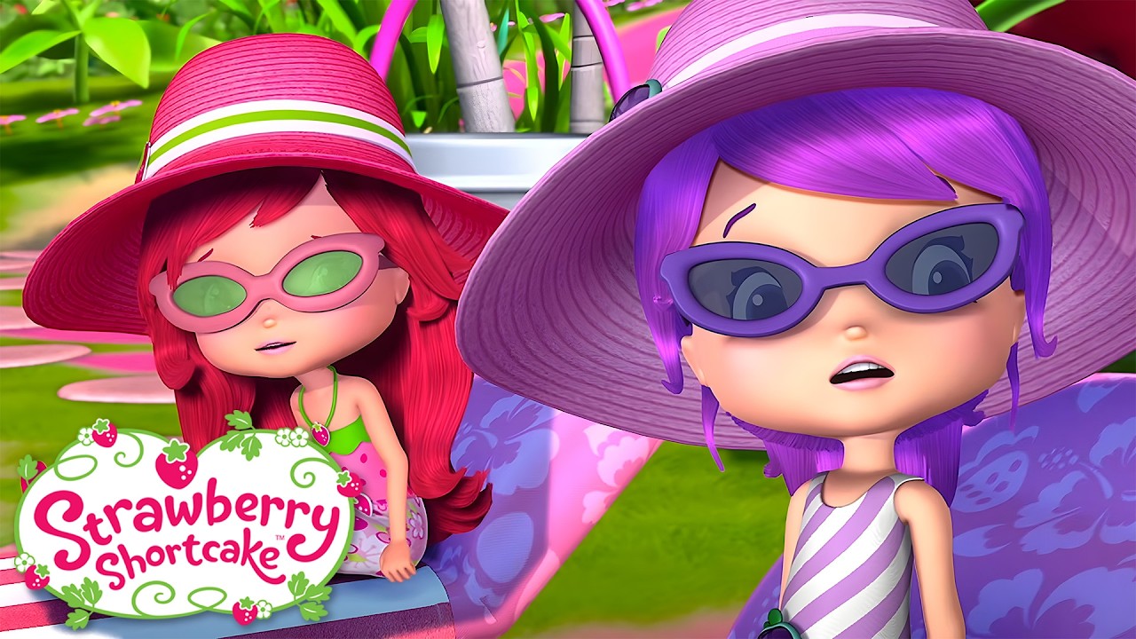 A Beach Day Gone  Wrong! 🏖️ Berry Bitty Adventures 🍓  Strawberry Shortcake 🍓 Cartoon for Kids