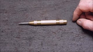 How to fix a dud automatic center punch