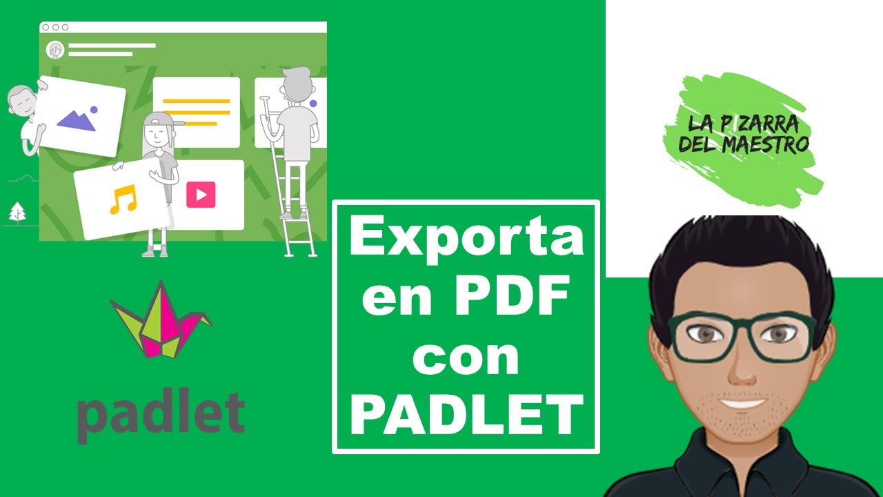 Padlet, exportar en PDF