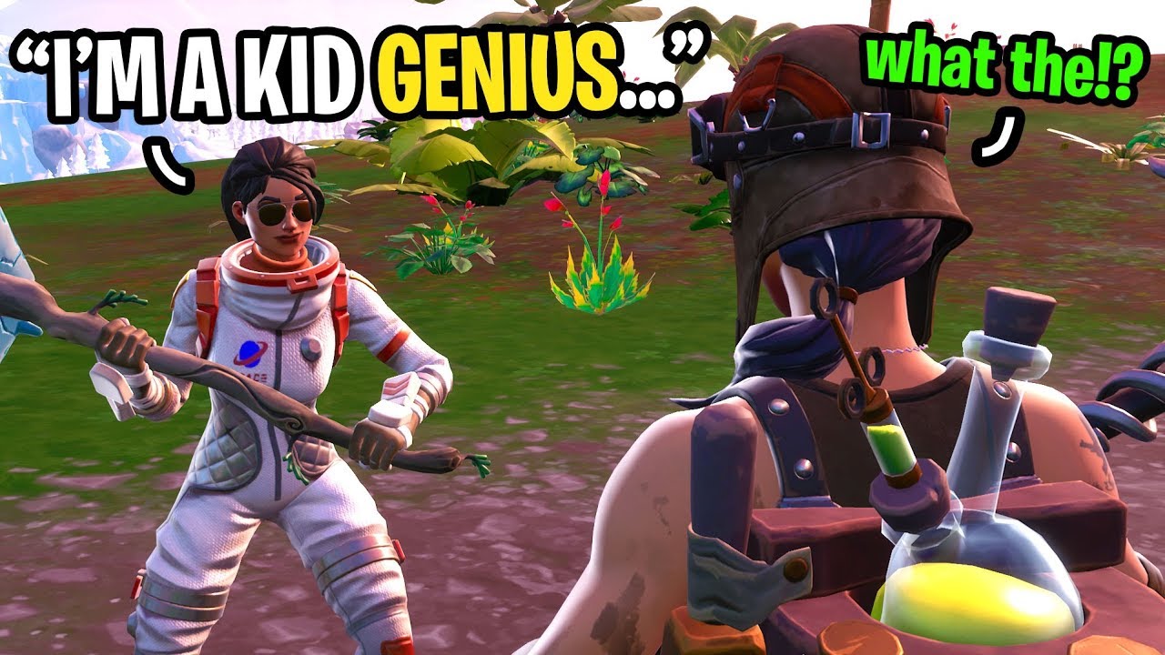 I met a KID GENIUS in Fortnite random duos... (Smartest 11 year old EVER!)