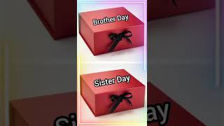 Download lagu Choose your gift Box 🎁 Brother day Vs Sister day #shortvideo #sisters mp3