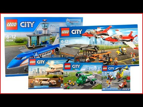 COMPILATION ALL LEGO City Airport 2016 - Speed Build for Collectors