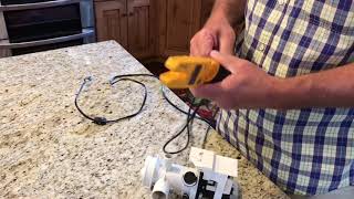 Testing for No Drain Error Code on Washing Machine Pump Motor