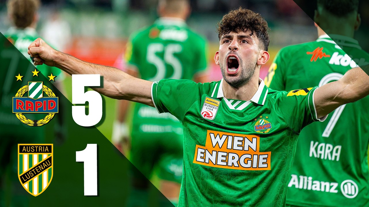 Highlights: SK Rapid - SC Austria Lustenau | 10. Runde | 24.10.2026