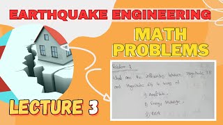 Lecture 03 | Problem -2 | Math Problems | Earthquake Engineering | CE 785 | SEC