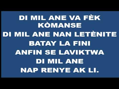 DI MIL ANE VA FÈK KÒMANSE  VA FEK KOMANSE MIZIK KO DE KRIS BODY OF CHRIST SONG CORPS DE CRIST