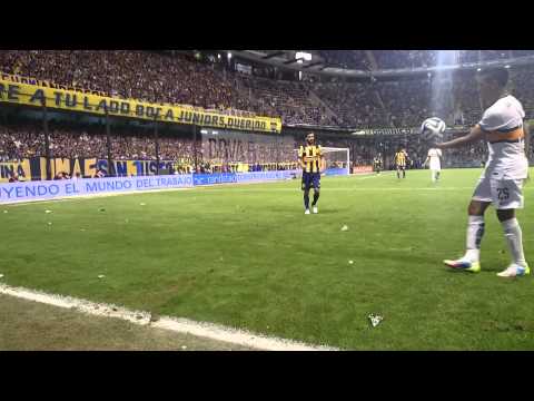 Gol de Echeverria Boca 1 Rosario central 1