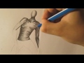 How To Draw Slenderman With Pencil Step By Step Timelapse