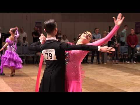 Nikita Sychev - Kristina Nesterova RUS | Viennese Waltz | GOC Junior II Standard 2019