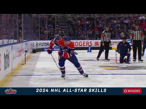 Connor McDavid FASTEST SKATER! 2024 NHL Skills Competition