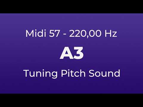 A3 Tuning Pitch | 220,00 Hz | Midi Key 57