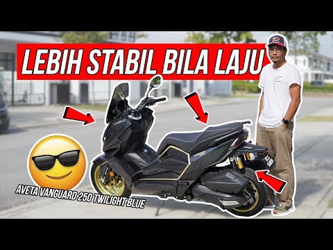 BATCH TERBARU DAH BANYAK IMPROVE! | 2025 AVETA VANGUARD 250 SE TWILIGHT BLUE | TEST RIDE REVIEW