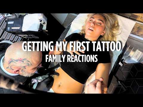 GETTING MY FIRST TATTOO | Vlog & Family Reactions | Rosie McClelland