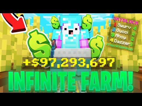 Insane Profit Auto Wheat Farm | Minecraft Skyblock