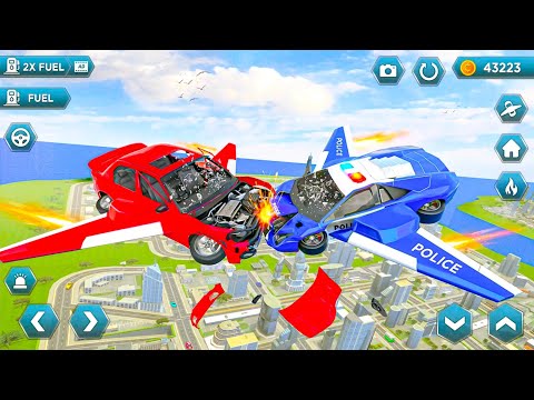 Flying Futuristic Bugatti Veyron Car VIP Passenger Transport Simulator - Android Gameplay.