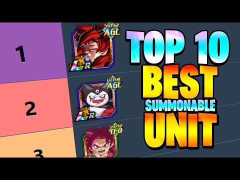THE TOP 10 BEST SUMMONABLE UNITS OF 2025! (DBZ: Dokkan Battle)