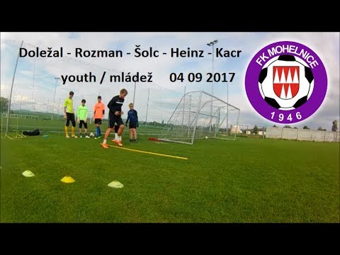 Goalkeeper training - FK Mohelnice 04 09 2017 Mládež/Youth