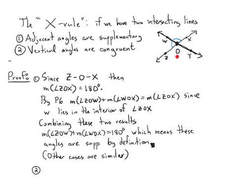 10.2 The X-rule and Parallel X-rule