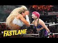 Asuka mists Charlotte Flair to start the match: WWE Fastlane 2023 highlights
