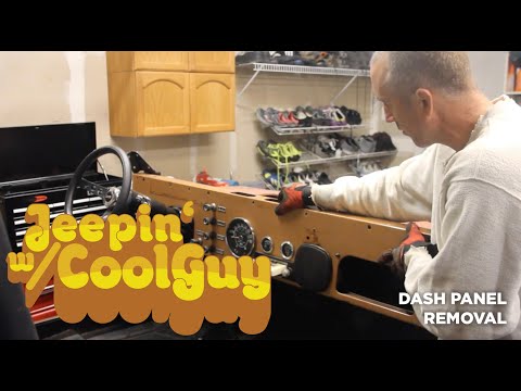 Jeep CJ7 Dash Panel Removal