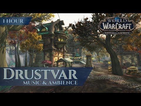 Battle for Azeroth - Drustvar - Music & Ambience (1 hour, 4K, World of Warcraft BfA)