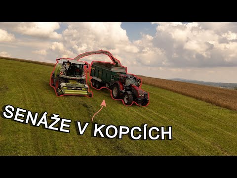 Senáže v kopcích / Valtra Zetor Claas John Deere / ZEOS /2025