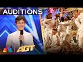 Brent Street Receives The GOLDEN BUZZER From Howie Mandel Auditions AGT 2024