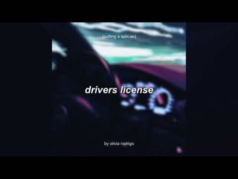 (instrumental) putting a spin on drivers license - egg