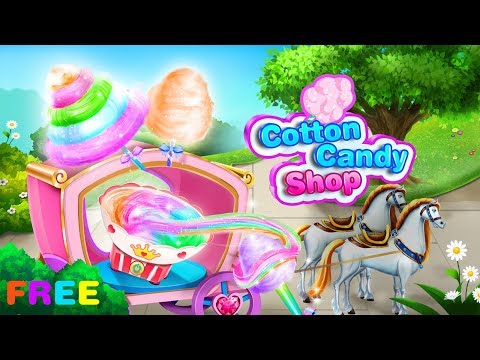 Cotton Candy Shop-Colorful Candies for Girls Video