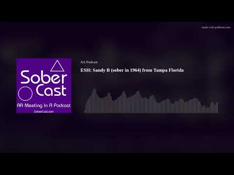 ESH: Sandy B (sober in 1964) from Tampa Florida - AA Speaker