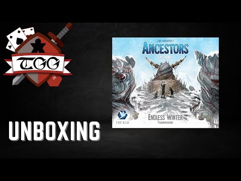 Endless Winter Ancestors Board Game Unboxing