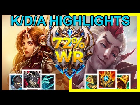 【 Rakan 】vs Leona - CHALLENGER - Support - Patch 11.16 - K/D/A Highlights