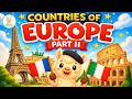 European Countries For Kids Part II Learn About Europe Geography For Children Smartie Alpaca