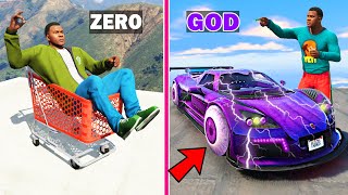 GTA 5 : Franklin Upgrading Zero Car To GOD CAR ! (