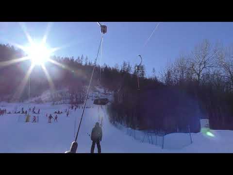 (21/01/2023) Risalita integrale skilift Doppelmayr "Baby Scuola" - Bardonecchia (TO)