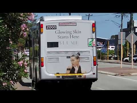 Transperth TP2000 Mercedes-Benz OC500LE CNG Departing With Kickdown