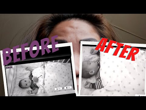 Pål Matheo before & after trying to sleep alone | Myrvold Familie