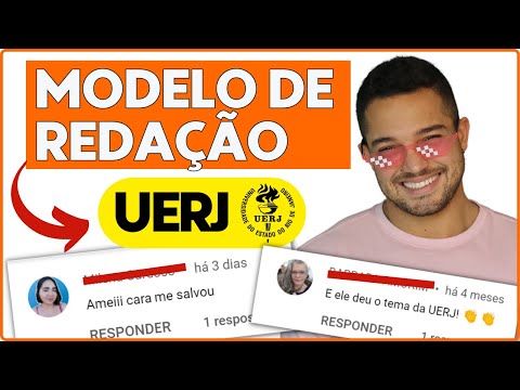 Como é a estrutura da redação da UERJ? | PROFINHO | Redação UERJ estrutura