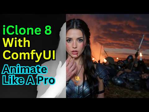 iClone 8 With ComfyUI - Create Video2Video AI Animation Like a Pro for 3D Beginners!