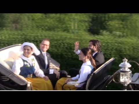 Kungligt firande på gatorna