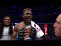 UFC 218: Francis Ngannou Octagon Interview