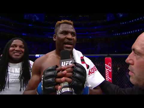 Twitter Reacts to Francis Ngannou’s First Round KO over Alistair Overeem
